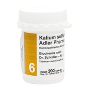 Produktabbildung: Biochemie Adler 6 Kalium sulfuricum D 6 200 St