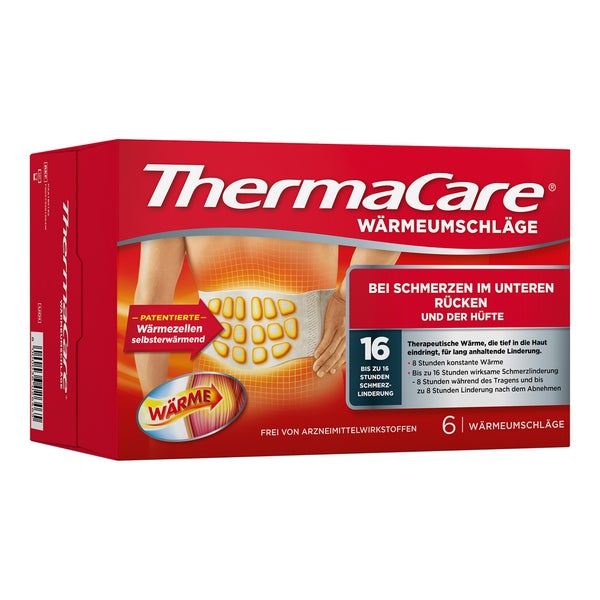 ThermaCare Wärmeumschläge Rückenschmerzen 6 St