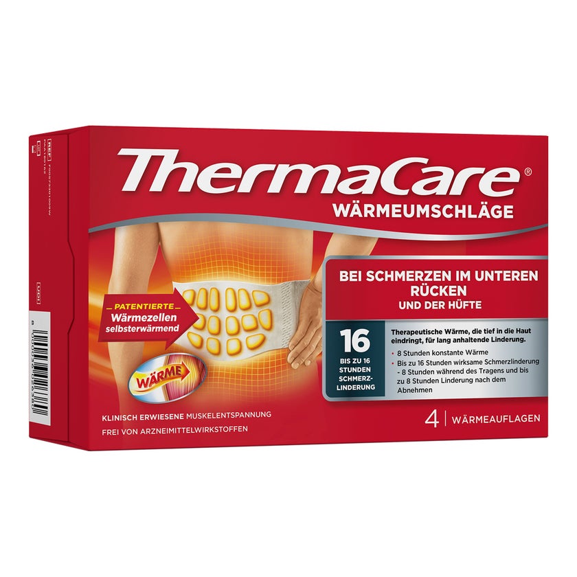 ThermaCare Wärmeumschläge Rückenschmerzen 4 St