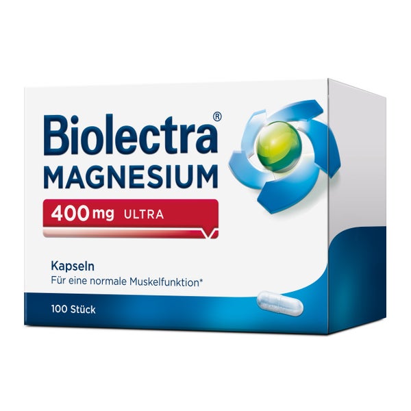 Biolectra MAGNESIUM 400 mg ultra Kapseln 100 St