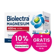 Produktabbildung: Biolectra MAGNESIUM 400 mg ultra Kapseln 100 St