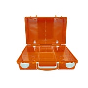 Holthaus Medical Erste Hilfe Koffer SAN, orange, plombierbar - 1 Koffer, leer ohne Füllung 1 St