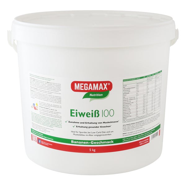 MEGAMAX Eiweiß 100  BANANE 5000 g