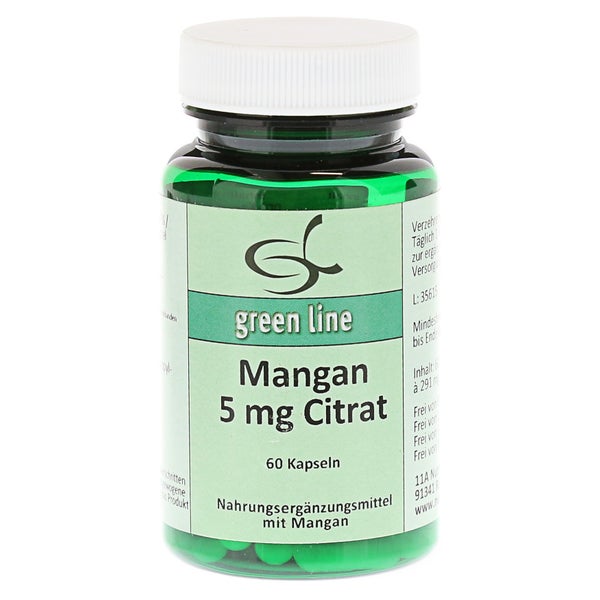 Mangan 5 mg Citrat Kapseln 60 St