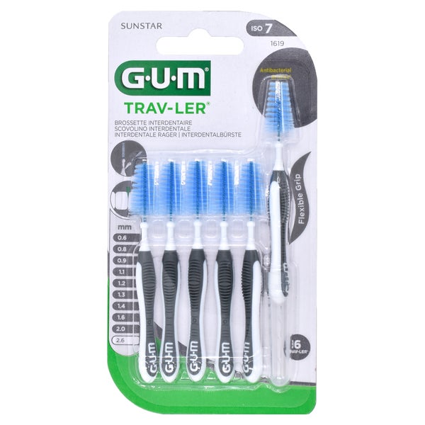 GUM Trav-Ler 2,6 mm Tanne 6 St