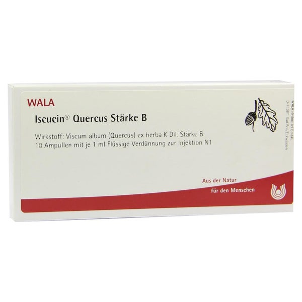 Iscucin Quercus Stärke B Ampullen 10X1 ml