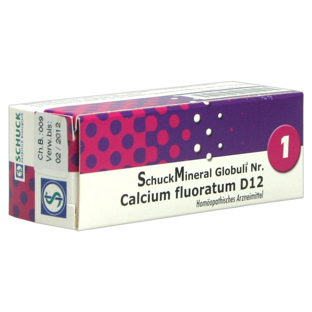 Schuckmineral Globuli 1 Calcium fluoratu 7,5 g