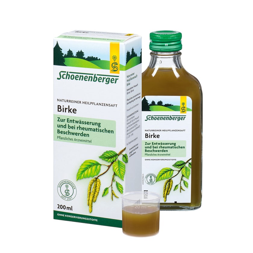 Schoenenberger Naturreiner Heilpflanzensaft Birke 200 ml