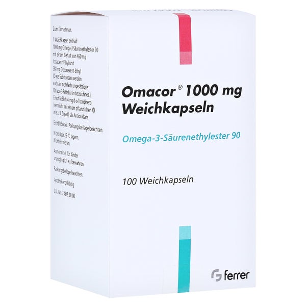 Omacor 1.000 mg Weichkapseln - Reimport 100 St