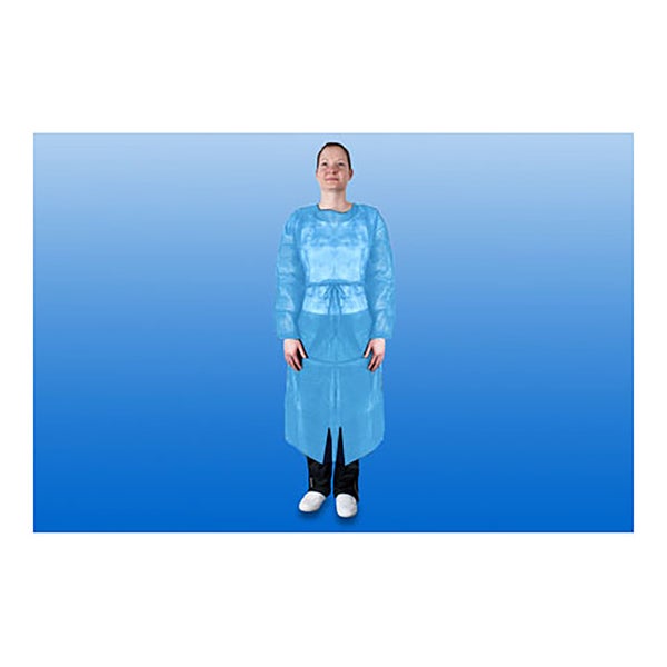 Besucherkittel Universal blau 10 St