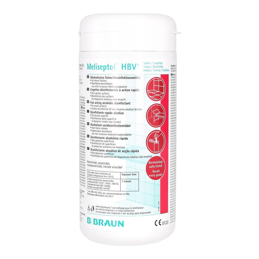B. Braun  Meliseptol® HBV-Tücher Spenderbox 100 Stück 100 St