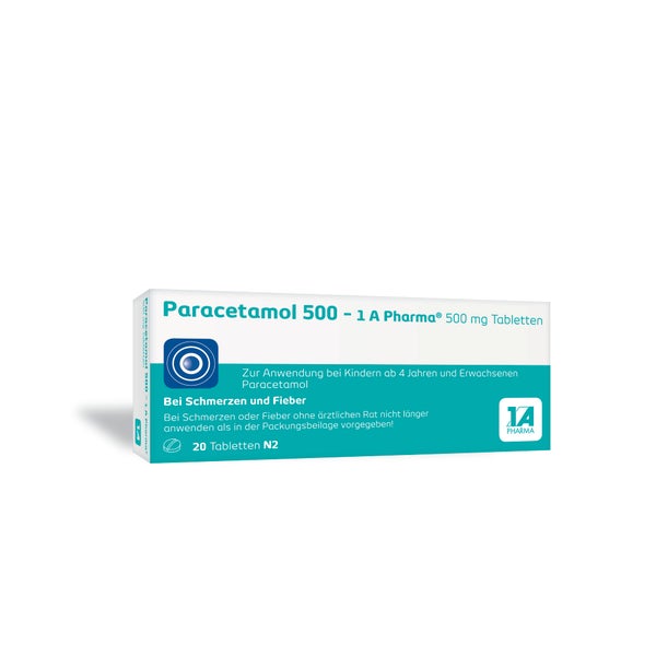 Paracetamol 500 mg HEXAL 20 St