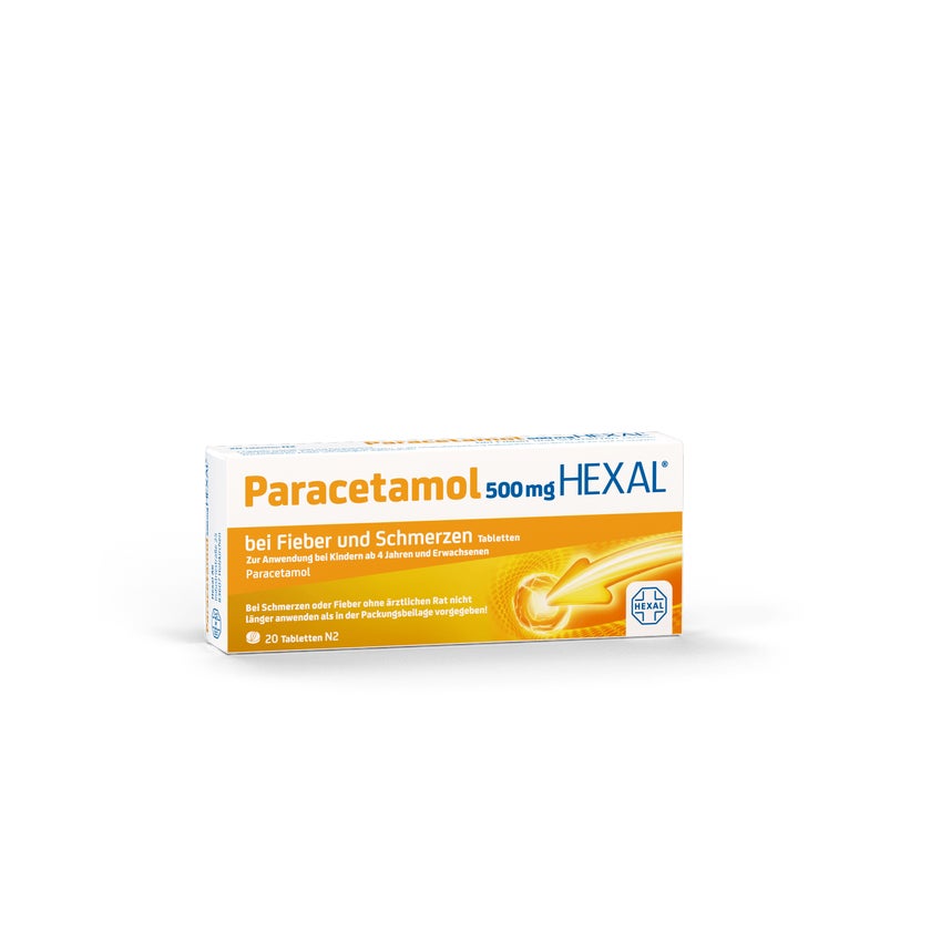Paracetamol 500 mg HEXAL 20 St