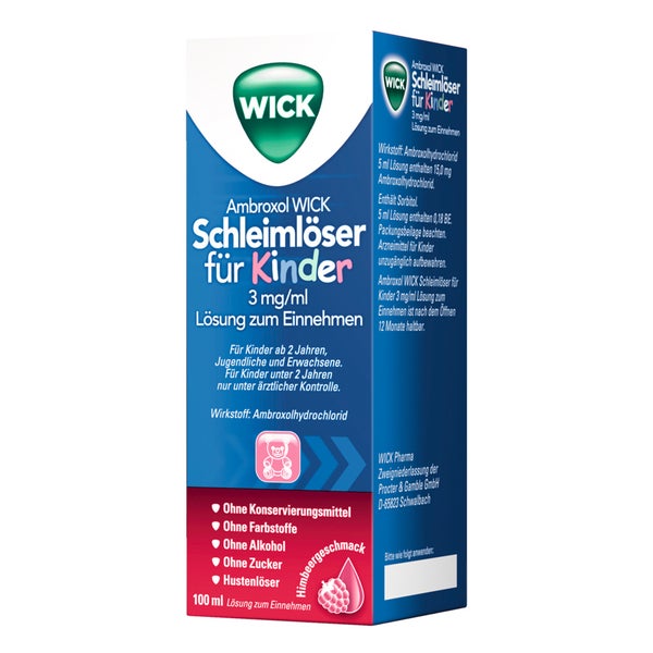 Ambroxol WICK Schleimlöser für Kinder 3mg/ml 100 ml