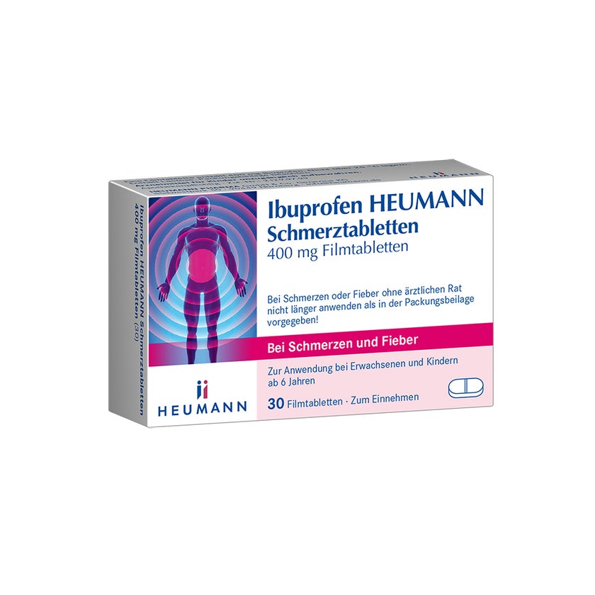 Heumann Ibuprofen Schmerztabletten 400 mg Filmtabletten 30 St
