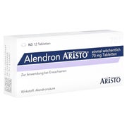 ALENDRON Aristo 1x wöchentlich 70 mg Tabletten 12 St