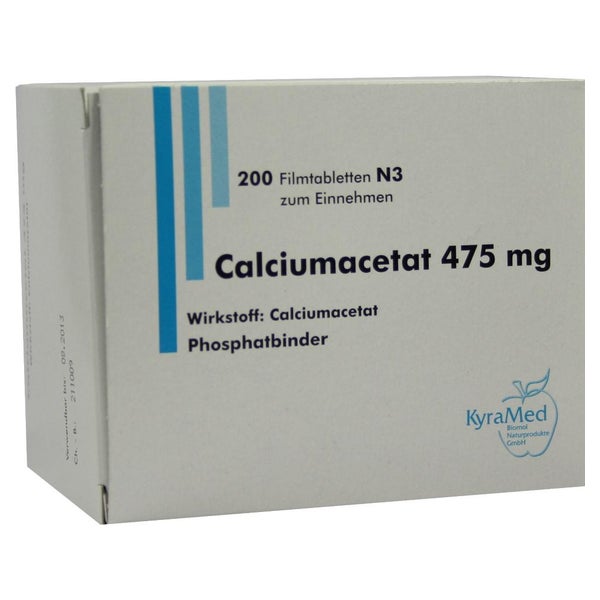 Calciumacetat 475 mg Filmtabletten 200 St