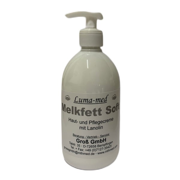 Melkfett SOFT Creme in Pumpflasche 500 ml