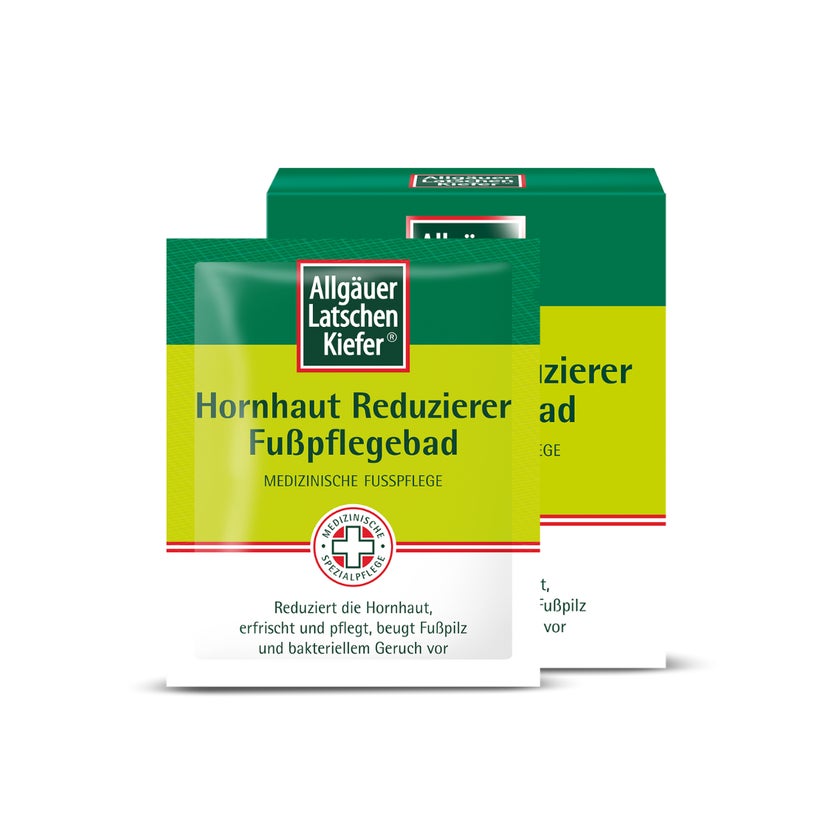 Allgäuer Latschenkiefer Hornhaut Reduzierer Fußpflegebad 10X10 g