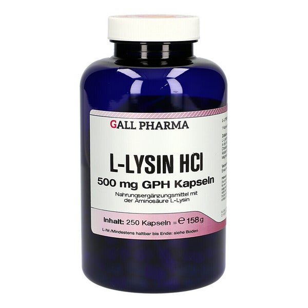 L-lysin 500 mg Kapseln 250 St