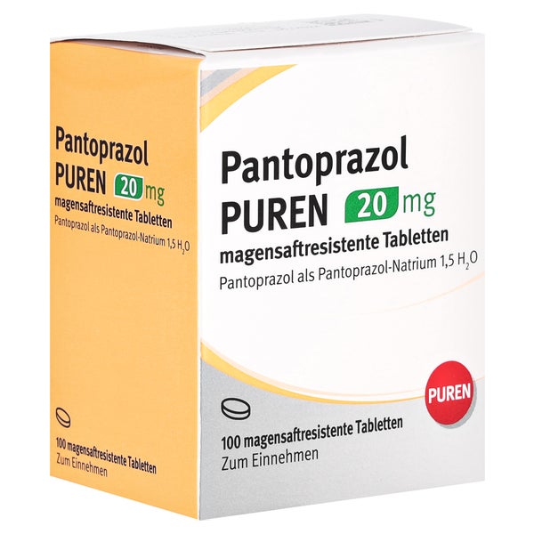 PANTOPRAZOL PUREN 20 mg 100 St