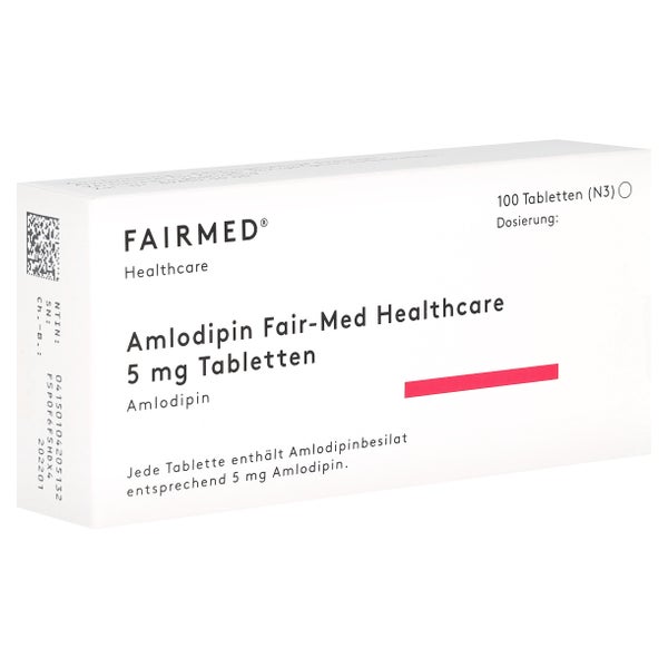AMLODIPIN Fair-Med Healthcare 5 mg Tabletten 100 St