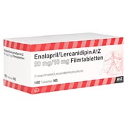 ENALAPRIL/Lercanidipin AbZ 20 mg/10 mg Filmtabl. 100 St