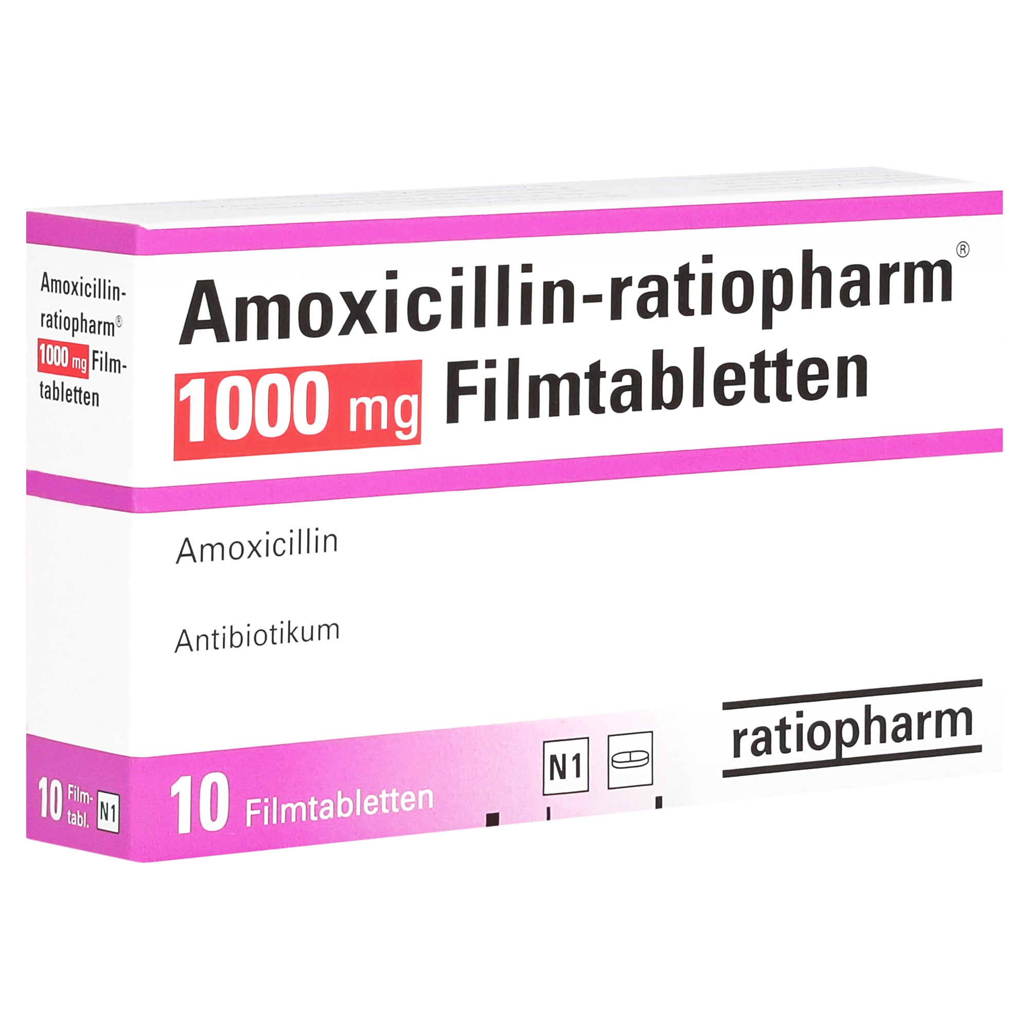 Amoxicillin-ratiopharm 1000mg online kaufen | medpex