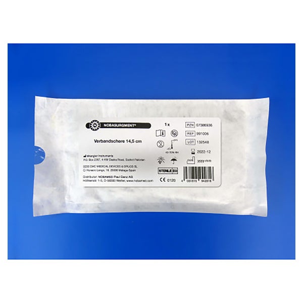 NOBA Chirurgische Schere Gerade Spitz/Stumpf 14,5 cm 1 St