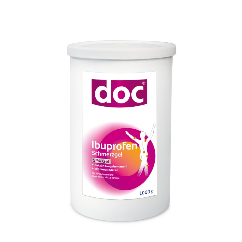 DOC Ibuprofen Schmerzgel 5% Spenderkartu 1 kg