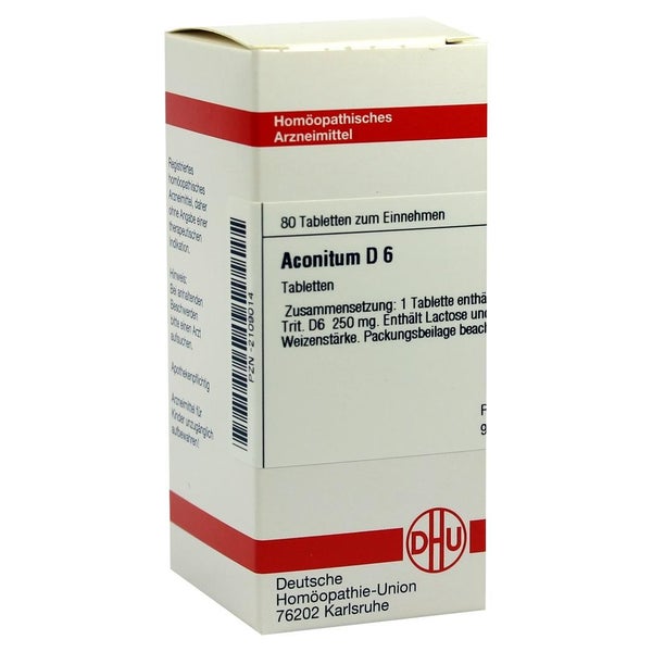 Aconitum D 6 Tabletten 80 St