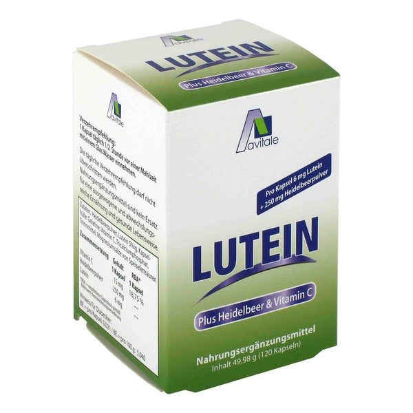 Avitale Lutein Kapseln (plus Heidelbeere & Vitamin C) 120 St