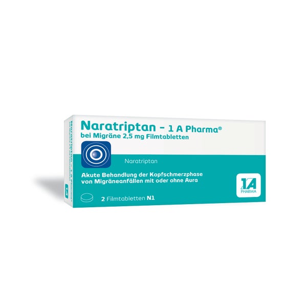 Naratriptan HEXAL 2,5 mg 2 St
