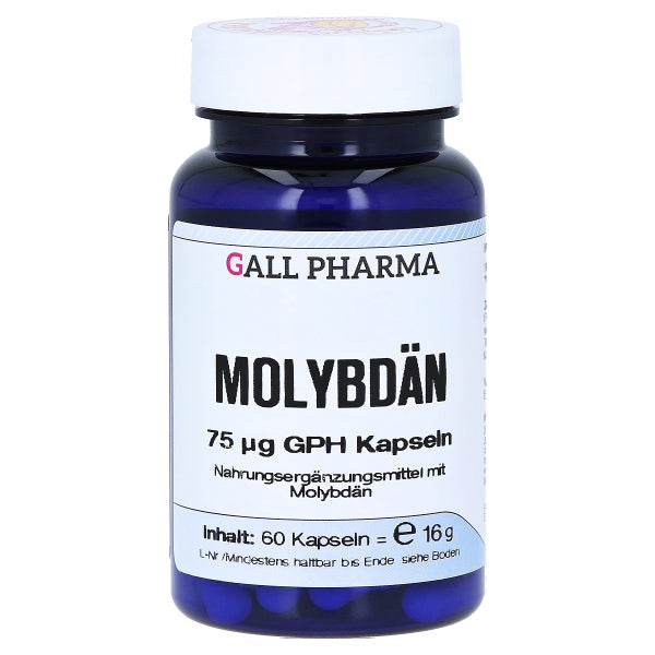 Molybdän 75 µg GPH Kapseln 60 St