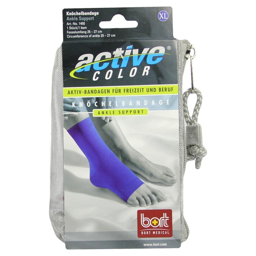 BORT Activecolor Knöchelbandage XL blau 1 St