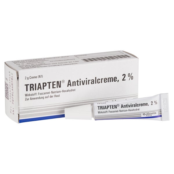 Triapten Antiviralcreme, 2%, Creme 2 g