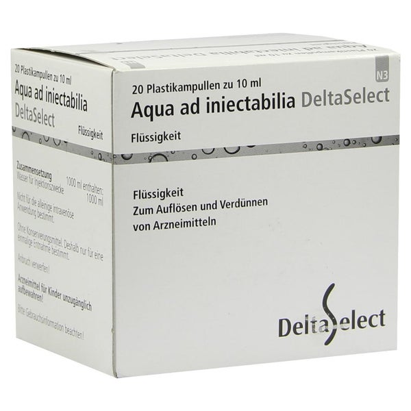 AQUA AD Iniectabilia Plastik 20X10 ml