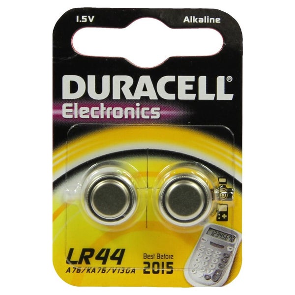 Batterien Knopfzelle LR 44 A76 Duracell 2 St