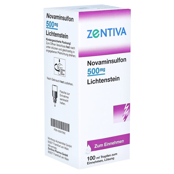 NOVAMINSULFON 500 mg Lichtenst. 100 ml
