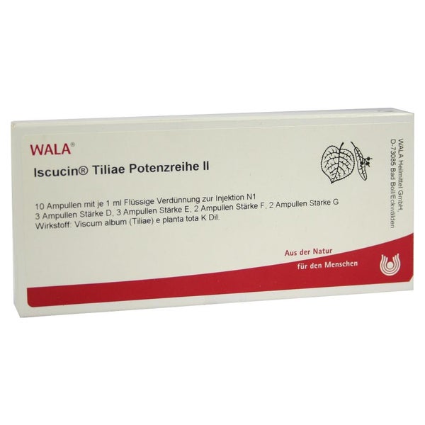 Iscucin Tiliae Potenzreihe II Ampullen 10X1 ml