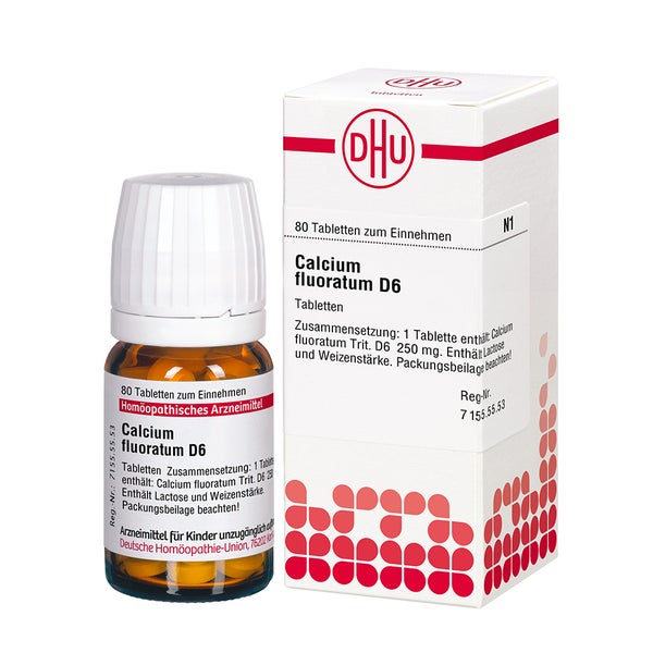 Calcium Fluoratum D 6 Tabletten 80 St