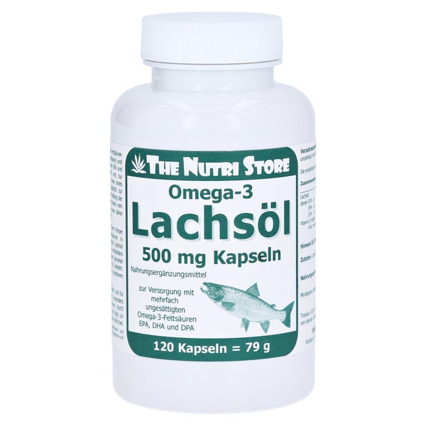 Omega-3 Lachsöl 500 mg Kapseln 120 St