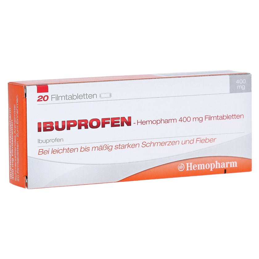 Ibuprofen Hemopharm 400 mg Filmtabletten 20 St