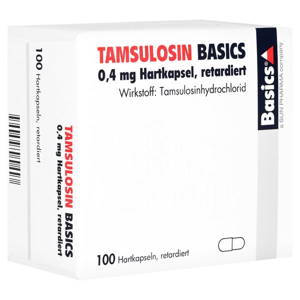TAMSULOSIN BASICS 0,4 mg Hartkaps.retard. 100 St