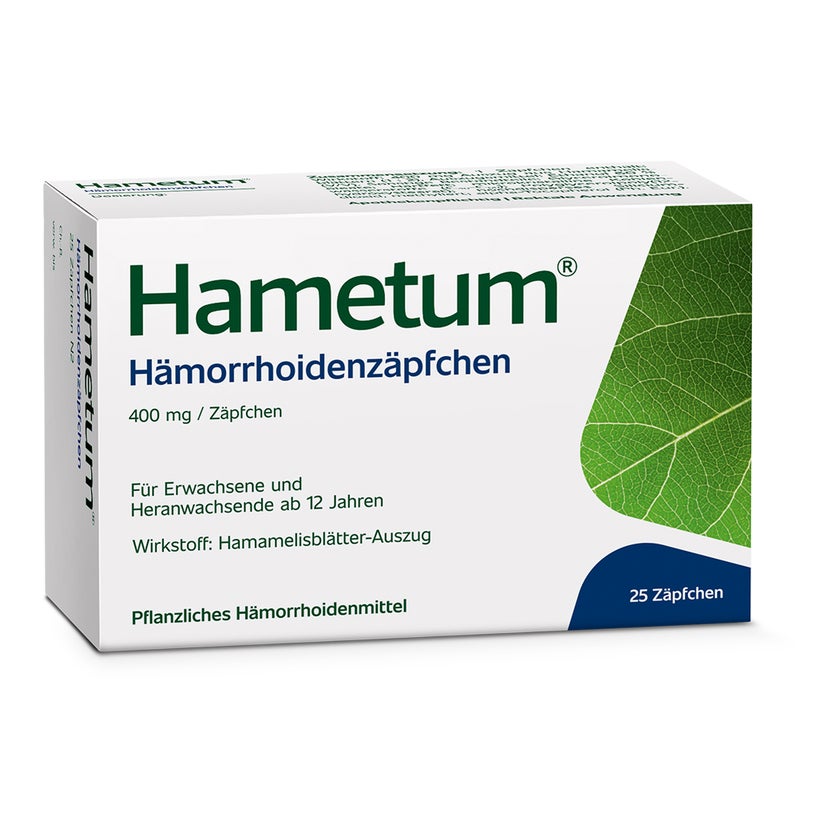 Hametum Hämorrhoidenzäpfchen 25 St