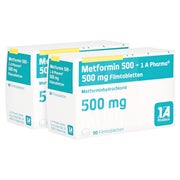 Metformin 500-1a Pharma Filmtabletten 180 St