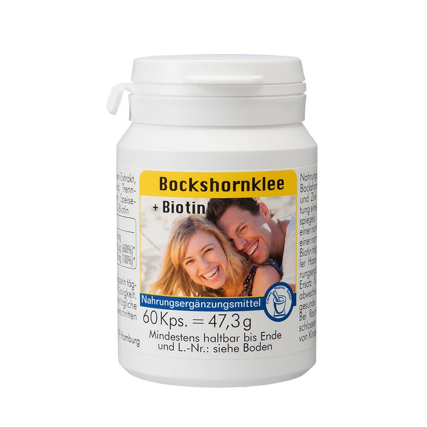 BOCKSHORNKLEE + BIOTIN Kapseln 60 St