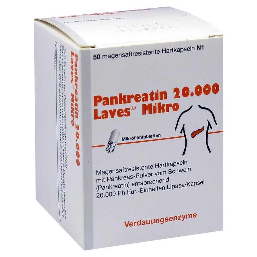 Pankreatin 20.000 Laves Mikro 50 St