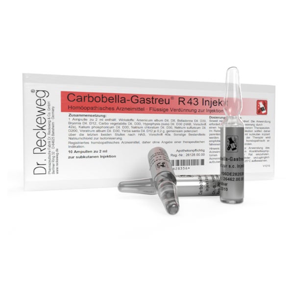 Dr. Reckeweg Carbobella-Gastreu R43 Injekt 10X2 ml
