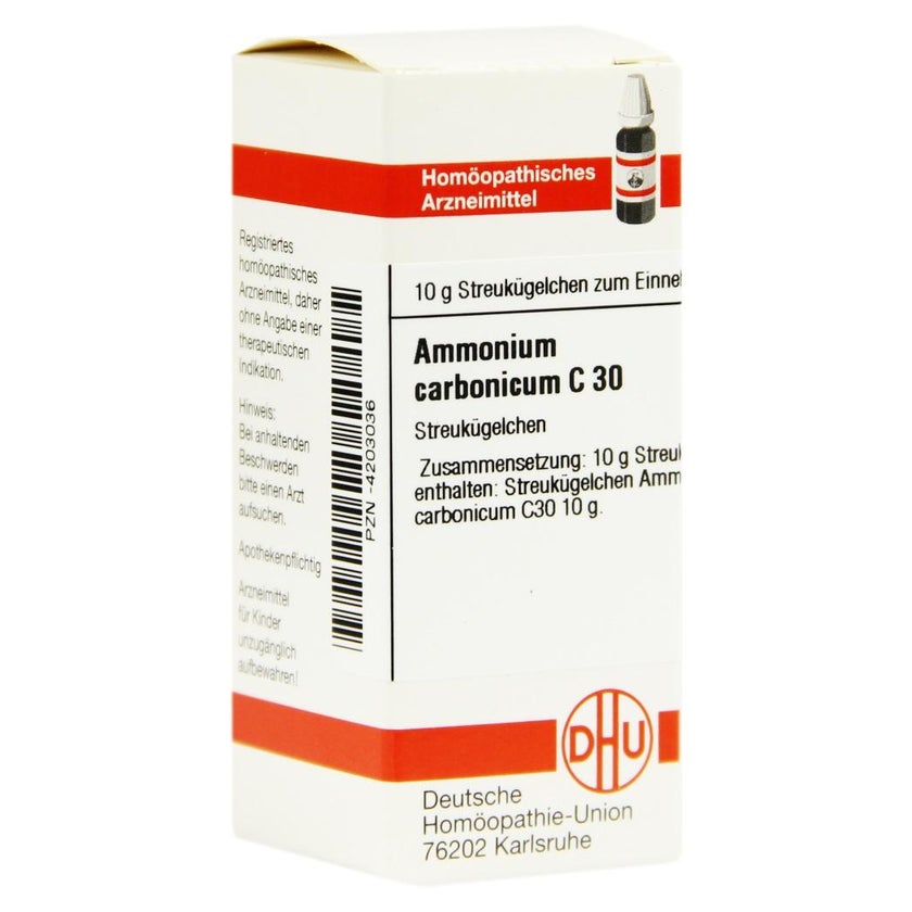 Ammonium Carbonicum C 30 Globuli 10 g